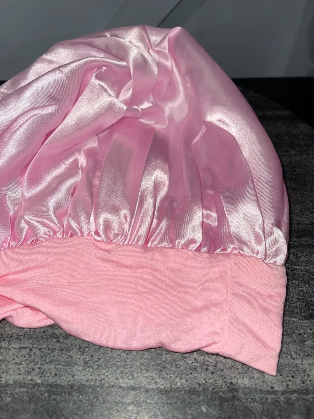 Pink Satin Sleep Bonnet - Gentle Hair Protection